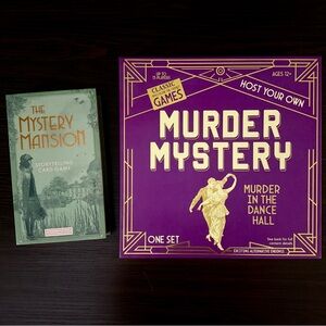 Murder Mystery Game Bundle—Dance Hall Party & Mystery Mansion Storytelling Cards